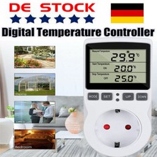 Steckdosenthermostat Temperaturregler Fühler Thermostat Stecker 230V Steckdosen~