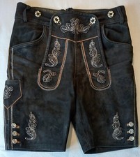 Herren Trachtenlederhose ohne Hosenträger, Kurz, Gr. 44, Tracht, Lederhose