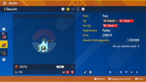 Shiny chi level - chi-yu, |⚡️level
