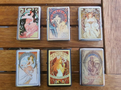 Jugendstil mucha feuerzeug - jugendstil, /