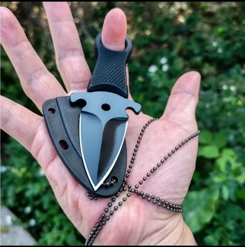 Neck knife outdoor survival - neck,