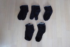 5 Paar Damen Socken - Gr. 39 - 42 - schwarz