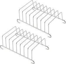 2 Stück Edelstahl Toasthalter