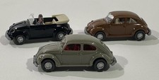 3 x Wiking VW Käfer 1:87