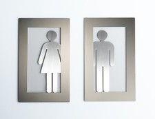 Türschild Set Frau und Mann