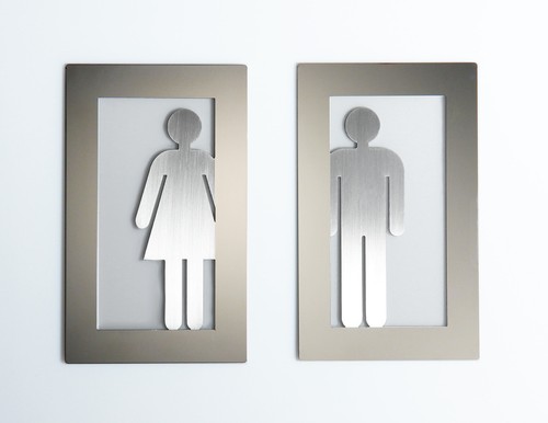 Türschild set frau - set, mann