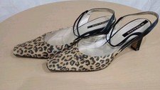 Peter Kaiser Slingback-Pumps Leopard Größe 39 1/2