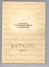 DEUTSCHE GRAMMOPHON Katalog