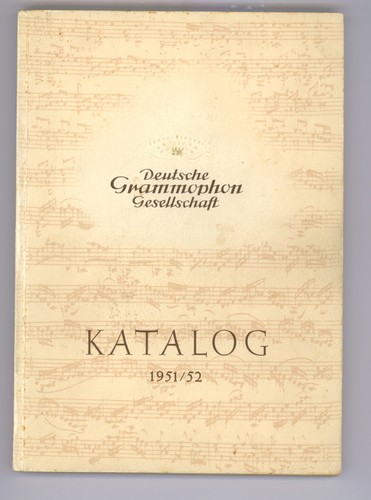 Deutsche grammophon katalog - deutsche,