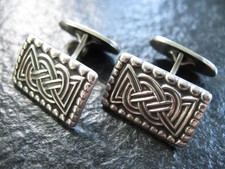 Manschettenknöpfe Silber 925 David Andersen Norwegen Wikinger SAGA Osebergfunnet