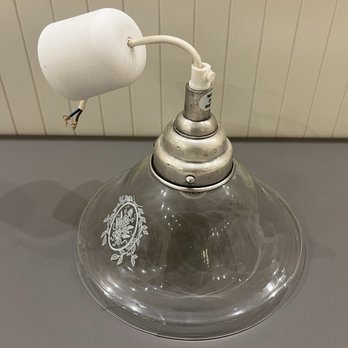 Lampenschirm aus glas - aus, mit