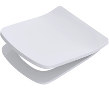 FORMAT Pro Q Flat WC-Sitz weiß Edelstahlscharnier abnehmbar 795800202