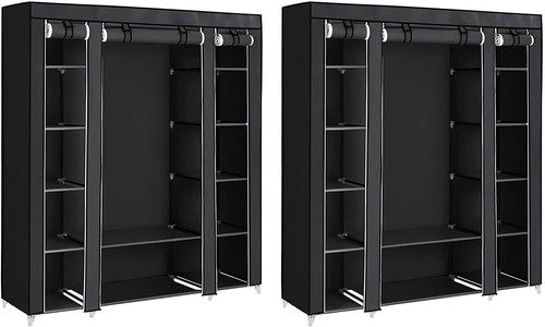 2er faltschrank kleiderschrank - faltschrank,
