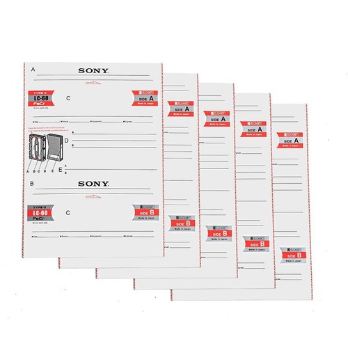 Sony elcaset stickers - elcaset,