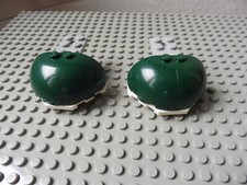 2 x LEGO® Fensterelemente mit 4 Stück 88293 in dunkelgrün aus Set 10211