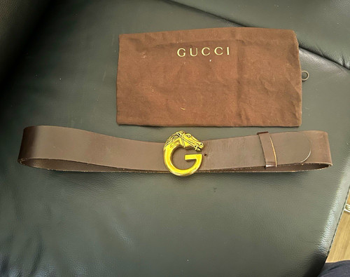 Gucci unix leder braun mit - unix,
