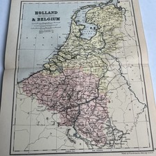 1895: Karte von Holland &