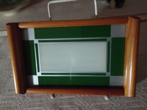 Servier tablett glas holz - servier-,