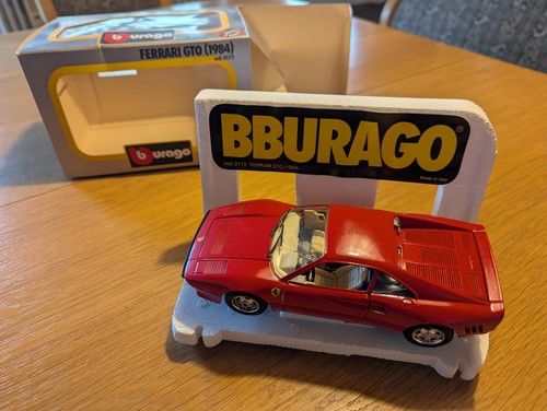 Burago ferrari gto - burago, 1:18