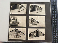 12x Foto WK2 Afrika Korps Soldat Wüste Camp Uniform LKW Zelt  usw.  X120