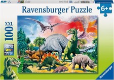 Ravensburger Kinderpuzzle - 10957 Unter Dinosauriern - Dino-Puzzle für Kinder ab