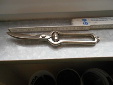 Geflügelschere - Spirale Edelstahl - verchromt - Feder GUT, Marke HAS