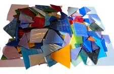 800g Mosaiksteine bunt Glas