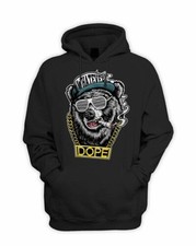 Hip Hop Dope Bär Herren Hoodie - Kapuzenpullover Swag
