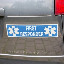 Magnetschild FIRST RESPONDER