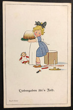 AK Künstlerkarte Pauli Ebner - Liebesgaben für's Feld - Verl. Munk Wien 1019 WK1