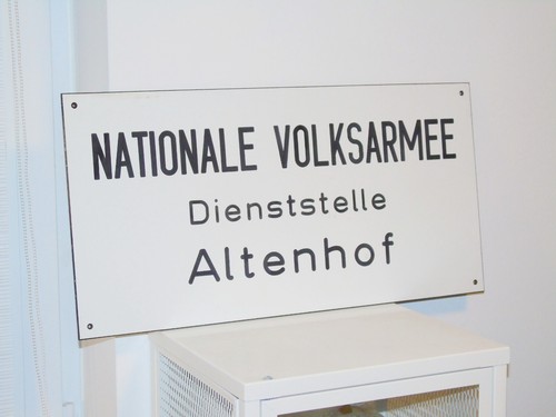 Schild regierungsbunker ddr - regierungsbunker,
