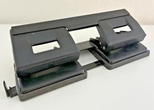 Index 6914 Doppellocher Vierfachlocher Locher mit Anschlagschiene 25Bl. schwarz