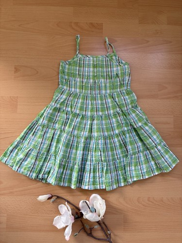 Mädchen kleid 110 grün - mädchen,