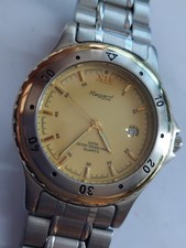 Regent Uhr Armbanduhr bicolor Stahl goldfarben guter Zustand edel