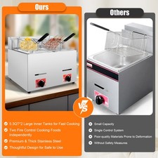 Öl-Friteuse Gas Fritteuse