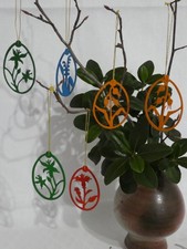 Behang Ostereier gesägt original Erzgebirge