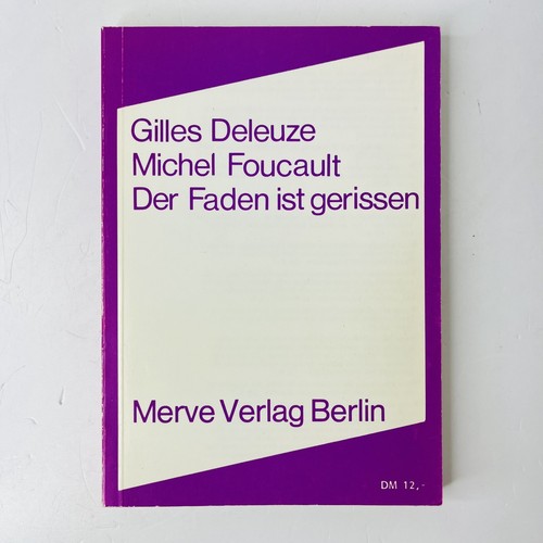 Der faden ist gerissen von - der,