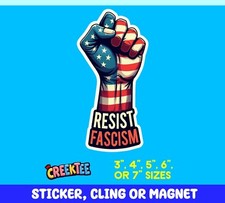 Resist Fascism Bumper Sticker
