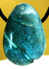 CHRYSOKOLL Trommelstein