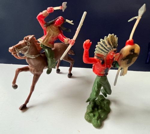 Wildwest indianer reiter - reiter, pferd