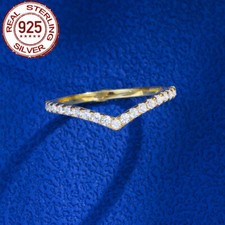 Top Stapelbar CZ Ring 925