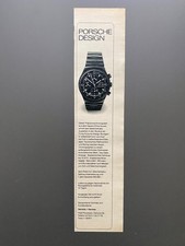 Porsche Design Orfina Chronograph 1974 Vintage Watch Ad Werbung Reklame