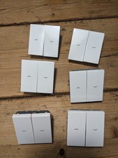 6x Jung LS 995 P Jalousie Wippe Alpinweiß