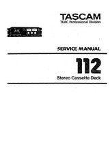 Service Manual-Anleitung für Tascam 112 