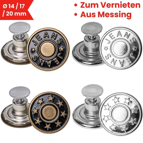 Jeansknöpfe nickel frei für - nickel-frei,