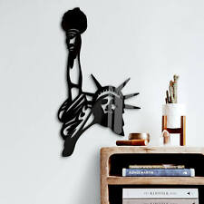 Acryldeko Freiheitsstatue - Lady Liberty DEKOELEMENTE schwarze Wanddeko USA