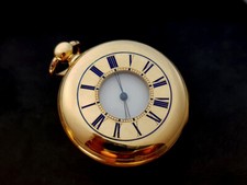 Ulysse Breting -Rare- Chronometer, Chronograph -18K Gold pocket watch -Two-train