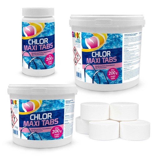 Chlortabletten für pool 5 - chlortabletten, 1-5
