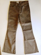 ATO Schlaghose Herren Kord Hose Beige Unifarben W28 L36 NEU!