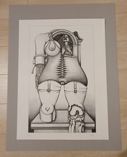 Günter Metz  Radierung Erotik